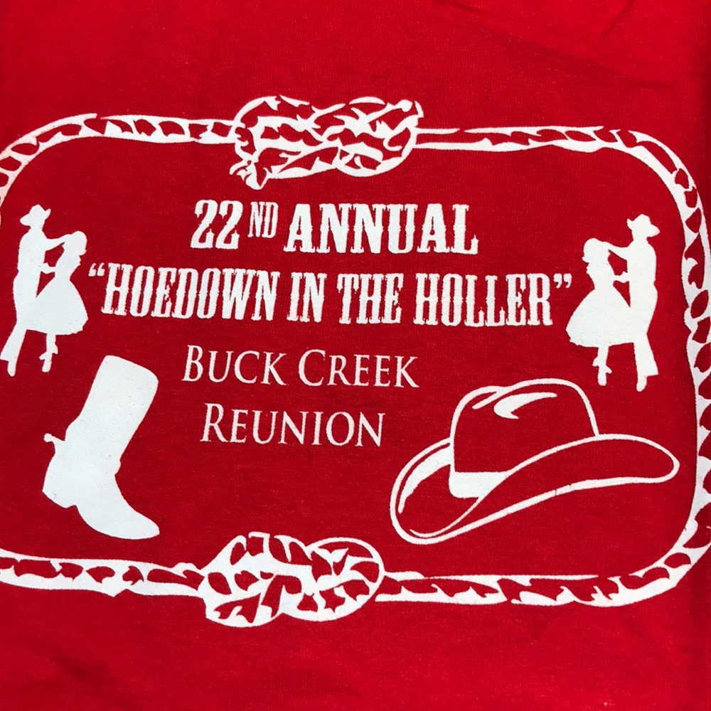 Vintage 22nd Annual Family Reunion Buck Creek Hoedown in the Holler Shirt